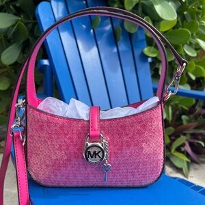 Michael Kors Vibrant Pink Sequin Bag